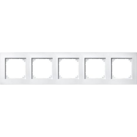 MERTEN 486519 PLAQUES DE FINITION M-PLAN, 5 POSTE, BLANC MAT