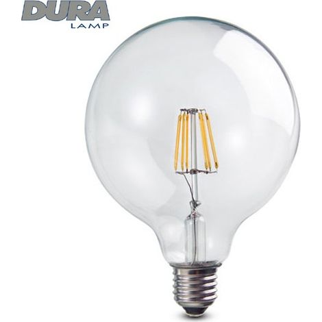 Lampada filoled globo 7W D.125 trasparente