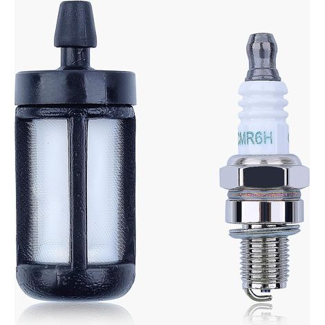 NGK 3365 Spark Plug CMR6H for Stihl BR600 BR500 BR550 FC70 FC90 FS90 FS100 FS110 FS90R FS100R FS100R FS110R FS130R Chainsaw Brush Cutter + MS180 Filter (1/5)