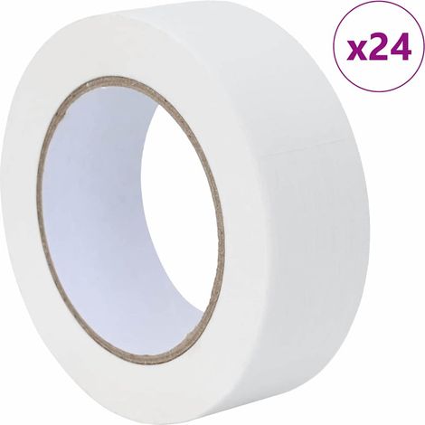 Rubans de masquage pour peintre 24 pcs Blanc 38mm x 50m Papier CFW274173 (1/5)