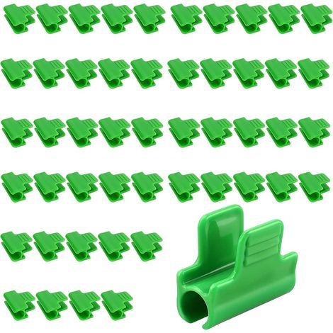 APEX 50 pinces pour filets de jardin, pinces de serre pour filets de 11 mm, clips pour plantes, maintiennent le film de serre en place (1/5)