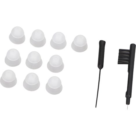 Ensemble de Dômes en Silicone pour Aides Auditives avec Kit de Nettoyage et Ventilation (1/5)