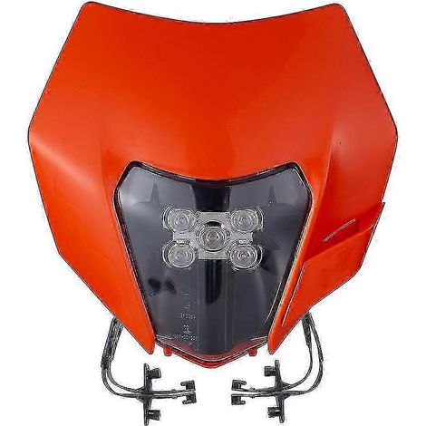 Phares LED pour motos compatibles avec les modèles EXC, EXCF, SSX, FX, CX, CW, X, CF et MX (motos tout-terrain), carénages universels pour superbikes de course d'endurance.