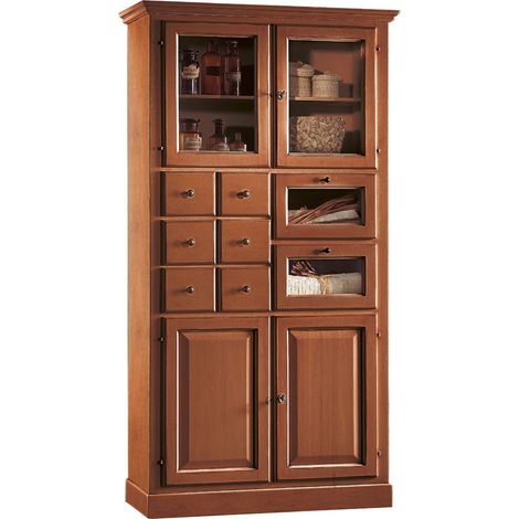 Dispensa Alta Legno Cucina Colori mobili tempesta: Noce