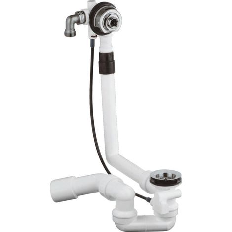 Grohe Inlet-/Waste/Overflow Valve Rough Chrome - 28991000 - Bath Waste Solution (1/2)