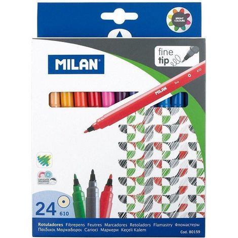 ESTUCHE 24 ROTULADORES MILAN 610