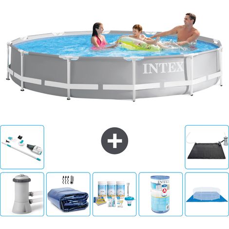 Intex Piscine Prism Frame Ronde - 366x76 cm - 8-pièces S32128