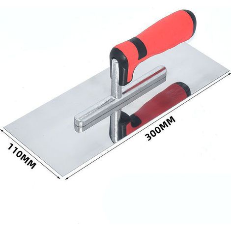 Truelle en acier inoxydable pour plâtrer les plaques de ciment - 30115cm, 1pc (1/4)