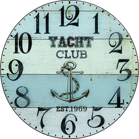Reloj de pared Yacht Club de 30 cm Xtra 09996