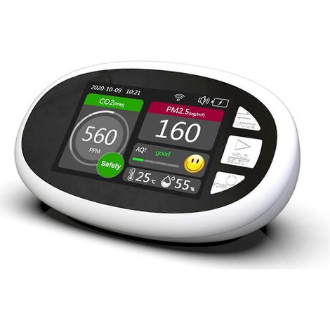Nouveau détecteur de CO2 de bureau DM125C avec connexion Wi-Fi Tuya (1/5)
