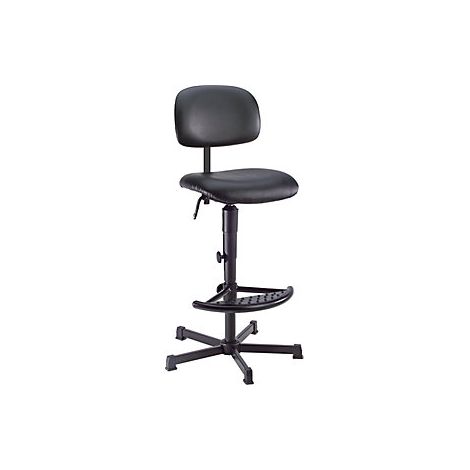 Silla giratoria de trabajo  ajuste de altura mediante chavetero