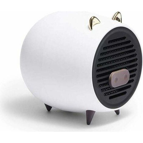 Radiateur Soufflant Électrique, USB Mini Radiateur Soufflant, Chauffage dappoint Portable Ventilateur De Radiateur Électrique En Céramique Personnel for Bureau D'étude À Domicile (1/5)