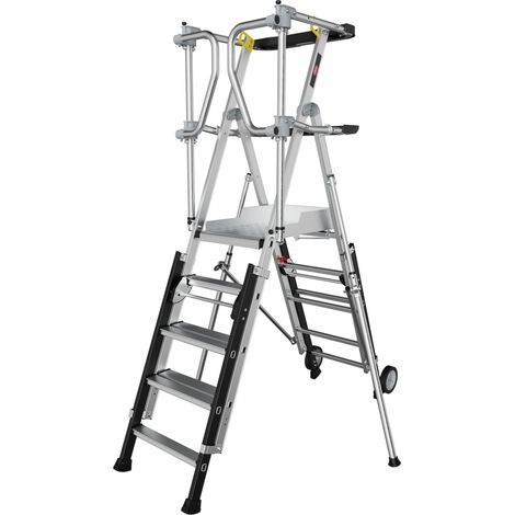 Altrex RolGuard Teleskop Plattformleiter 5/7 Stufen (1/5)