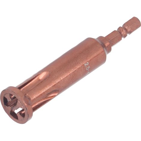 Outil automatique de torsadage et de dénudage de câbles électriques avec adaptateur à tige hexagonale de 1/4". (1/5)