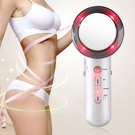 3 en 1 Professionnel Ultrasons Graisse Cellulite Enlèvement Appareil de Massage pour Visage et Corps (1/4)