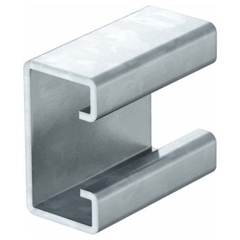 OBO Bettermann Pieza distanciadora para uso en US 3-riel 46x40x22,5 Acero galvanizado en caliente, 6416446