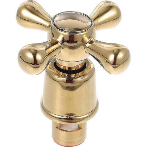 Poignée de robinet 1/2 pouce pour eau chaude et froide, bouton de robinet de douche (1/2)