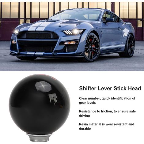 Schaltnadel für 5-Gang-Schaltgetriebe für Ford Mustang (1967–2018) – Schwarz/Rot (1/5)