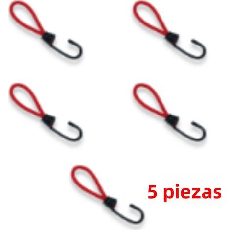 Stück elastisches Zeltseil mit Klettverschluss für den Außenbereich, aus elastischem Material, geeignet zum Befestigen von Planen, 25,4 cm (1/5)