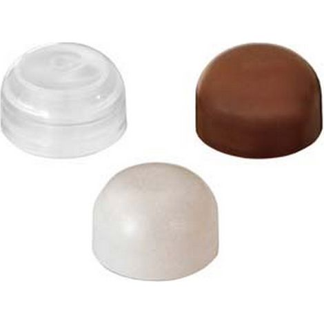100PZ FERMAPORTA ADESIVO A BIRILLO Ø MM.28X18 - bianco