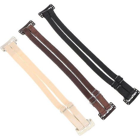 Bande élastique pour les yeux et les sourcils, effet yeux de renard, rehaussement de cheveux, pinces BB. (noir + marron + abricot, 3 pièces) (1/5)
