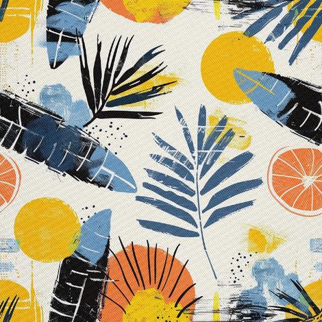 TISSUS DÉCORATIFS D'EXTÉRIEUR OXFORD - motif été DX8939 (1/5)