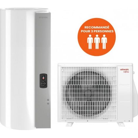 Atlantic – Chauffe-eau thermodynamique 150L 232518 – ACI hybride – Connecté – Pour foyers jusqu'à 3 personnes – Installation murale (1/5)
