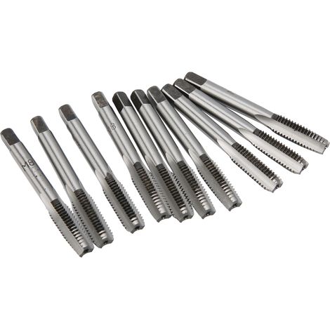 Jeu de tarauds manuels métriques pour acier au carbone, filetage droit, M8 (1/5)
