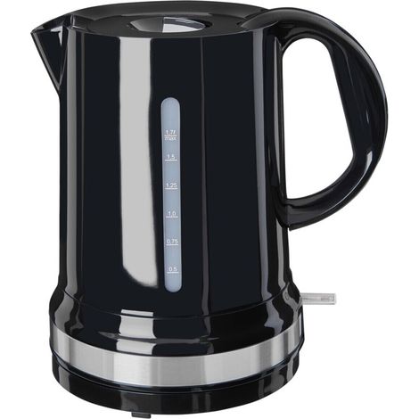 Exquisit WATER 2010 S sw/inox Wasserkocher 1.7L (1/5)