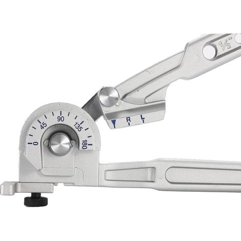 Vtizikl Cintreuse à levier 612 mm Taille 2/3 Compatible avec le cintrage jusqu'à 180° pour la réparation de tuyaux en cuivre/aluminium (3/8'', 1/2'') (1/5)