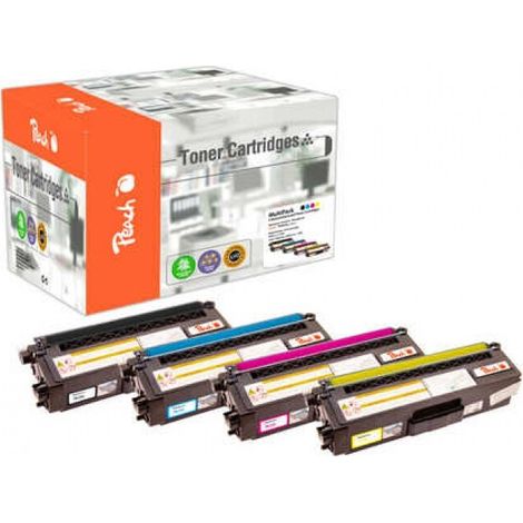Peach Toner Brother TN-320 MultiPack bk,c,m,y remanufactured (PT783)