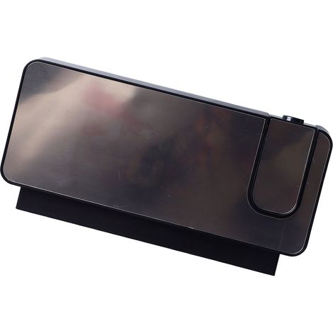 Réveil à Projection Miroir Multifonction Affichage Température Écran LED Grand Écran pour Chambre (1/5)