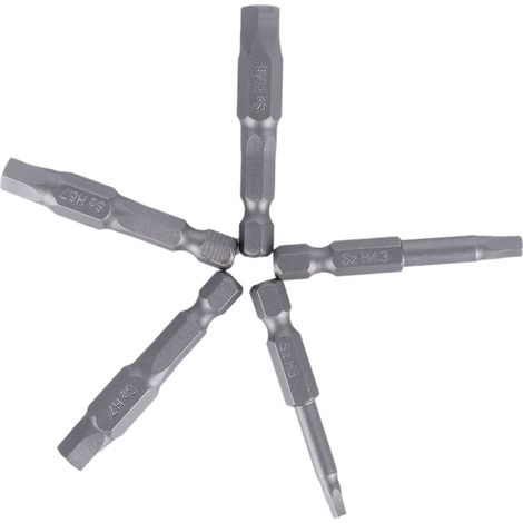 5-teiliges magnetisches Fünfkant-Bit-Set mit magnetischem Schraubenschlüssel und Bohrerbit, robustem Kopf für Schraubendreher und Bohrmaschine (1/5)