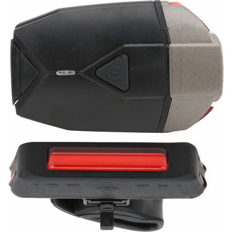 Feu arrière de vélo ABS rechargeable USB, puissant, pour VTT, accessoire de cyclisme (1/5)