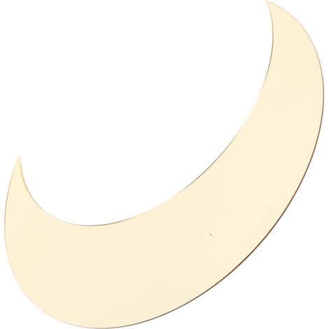 Sticker mural miroir en forme de lune, en acrylique, décoratif pour la maison, le bureau ou le couloir, doré (1/5)
