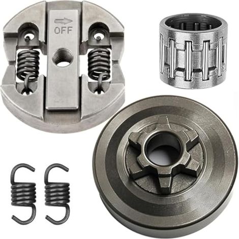 6 dents 52 mm Embrayage pour Zenoah Komatsu G2500, 2500, 2600, 25 cc, 2500T, pour Chinese 2500 pour Timberpro pour Lawnflite pour Carlton tronçonneuses pièce de rechange 2475-51200, 2841-51201 (1/5)