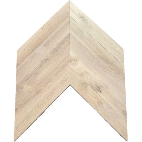 Parquet massif chêne- Point de hongrie Ep.16mm, l.90mm Long. 850mm avec chanfreins sans noeuds et sans aubiers - Qualité premium 100%FSC (1/5)