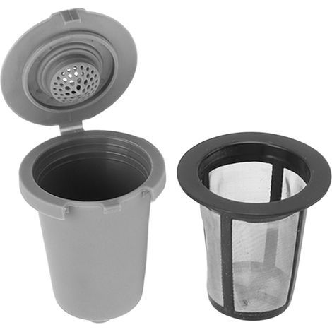 Wiederverwendbare Kaffeefilterkapsel, Filter für gemahlenen Kaffee, einfach zu befüllender Pad für eine Tasse Kaffee, kompatibel mit Cuisinart Kaffeemaschinen. (1/5)