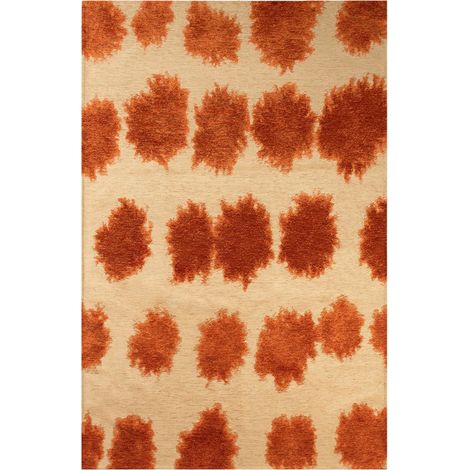 Tapis intérieur extérieur rouge jacquard antidérapant - 80 x 150 cm (1/5)