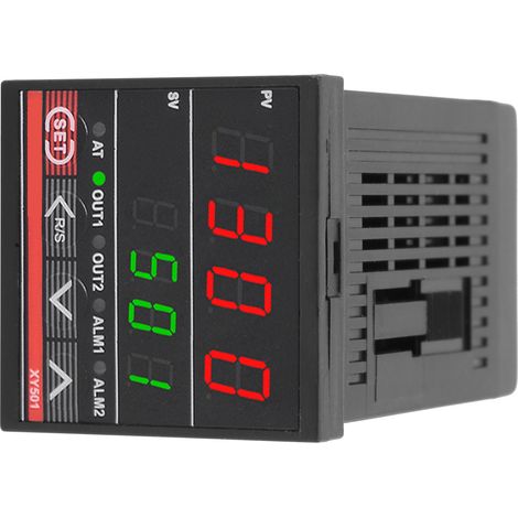 Régulateur de température PID, relais de chauffage/refroidissement numérique avec support de montage, 240 V CA (1/5)