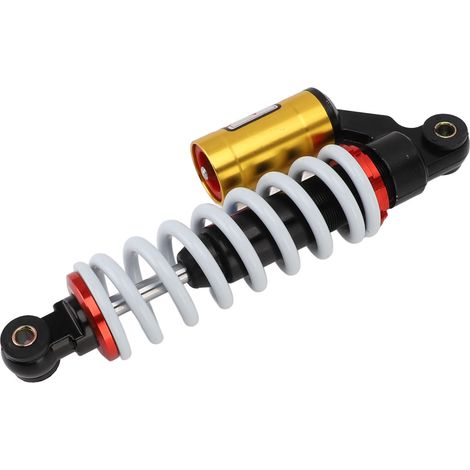 GARRYFIZH Amortisseur de 285 mm à ressort d'amortissement réglable en acier, suspension amortisseur adapté aux motos, VTT, motos tout-terrain, karts, scooters
