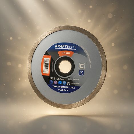 Disque diamanté 115x5x22,23 continu Kraft&Dele