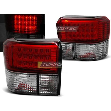 Paire de feux arriere VW T4 90-03 LED rouge blanc (1/2)