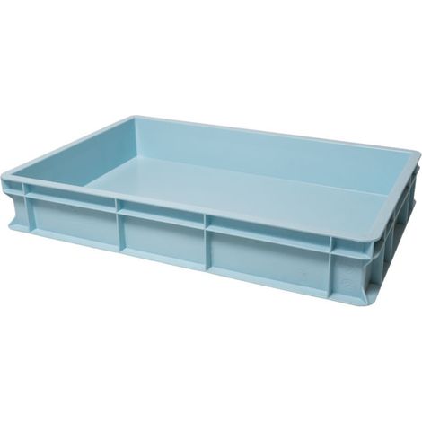 Genus Dei cassetta impasto celeste polietilene 60x40x10 cm contenitore per pizza