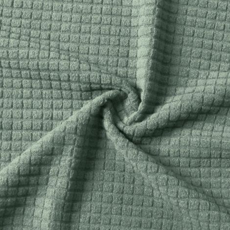 Housse extensible pour canapé 4 places, en spandex antidérapant et doux, lavable, idéale pour le salon, les enfants et les animaux domestiques (vert clair)