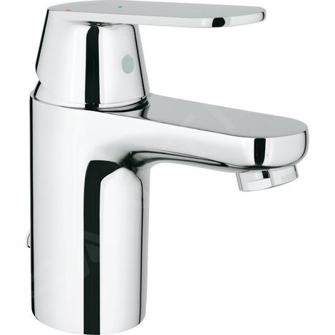 GROHE Mitigeur de lavabo monotrou Eurosmart C 23378 chaîne escamotable EcoJoy chrome, 2337800E (1/5)