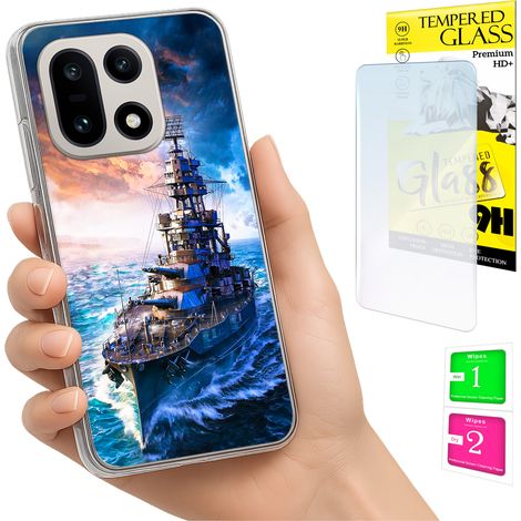 Funda para OnePlus 15 Photo, cubierta trasera + cristal 9H (1/5)