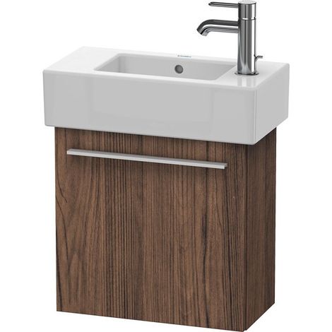 Meuble sous-vasque X-LARGE 228x450x442mm ouverture droite noyer foncé