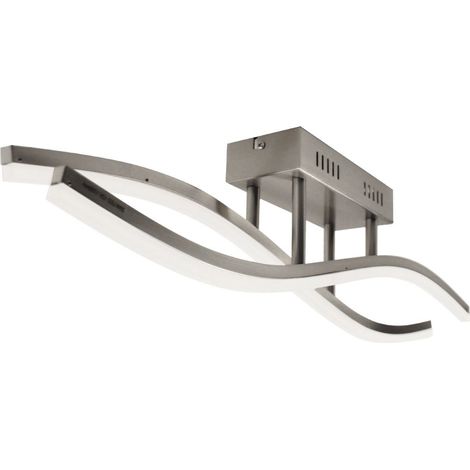 Plafonnier LED 26,5 watts, barres lumineuses en acrylique satiné SAHARA