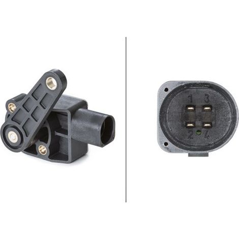 Capteur, correcteur de portée d’éclairage HELLA 6PM 008 739-001 AUDI 1T0 907 503
